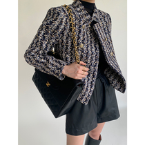 PAPERLLL Xin room original custom wool temperament celebrity wind small fragrant wind loose coarse woolen temperament coat