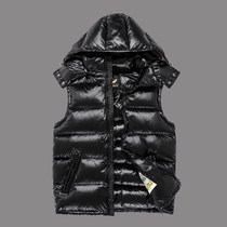 2021 autumn and winter couple clothes New thick down vest vest mens women wear shoulder horse clip anti season coat