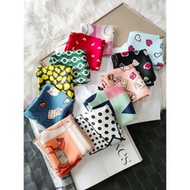 2021 new Joker silk scarf female Korean fashion ins wind small square spring and autumn sunscreen decorative neck scarf