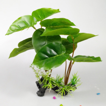 Fish tank simulation water grass Rear View plastic fake flower water grass landscape ornaments decoration water Banyan scenery silk cloth leaf plant