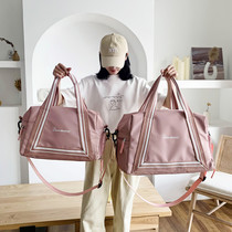  Net celebrity travel bag female large capacity lightweight short-distance hand luggage bag fitness bag female small storage business travel bag