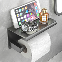 Toilet Toilet Paper Box 304 Stainless Steel Tissue Box Roll Paper Rack Wall-mounted Toilet Paper Shelve Tissue Rack