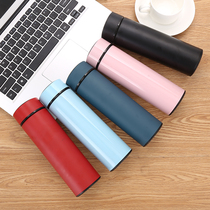 Vacuum stainless steel thermos cup custom advertising cup promotion gift cup printing custom logo cup push