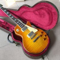 G LP standard electric guitar honey color peach heart piano body neck can be customized according to requirements