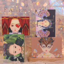 NOVO fantasy elf eight-color eye shadow plate ins Super fire parity flash powder Matte Pearlescent earth color eye shadow makeup