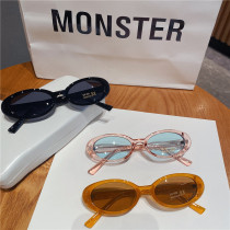 Personality Children Walking Show Sunglasses Street Shots Street Dance Glasses Baby Girl Boy Oval Ocean Gas Trendy Sunglasses
