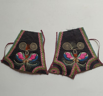 Republic of China butterfly pattern color embroidery (6 5*6cm)