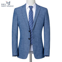Happy bird suit mens spring and autumn business leisure mens slim non-iron suit mens single West thin coat