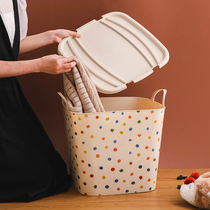 Miscellaneous Ah Nordic large-capacity household portable storage box groceries childrens toys storage box plastic dirty clothes Blue