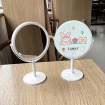 Han Edition HD desktop cosmetic mirror student dorm desktop girl beauty dresser mirror cute