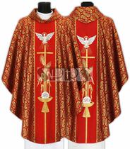  Catholic relics Imported from Poland Catholic priest sacrifice clothes Priest sacrifice clothes Red Holy Spirit 007-C34g