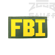 (ZGGB) FBI FBI Large Recognition Chapter Large-breasted Chest Patch Back to Color Vest Magic Sticker
