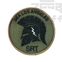 (ZGGB) DEA LA SRT RG Color LowVis DEA Los Angeles Special Response Team Magic Magic Sticker