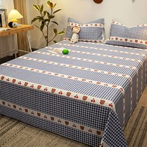 ins Wind girl heart cotton cotton cotton 100 single sheet single piece student dormitory cute cartoon style double quilt