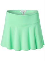 Jerdog Womens Blue Mints Flare Skirt-- 18101-BM1