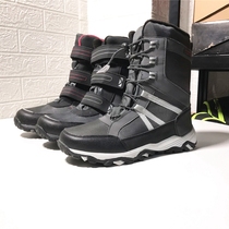 Anti-cold-20 ° American tail single outdoor defects to pick up foreign trade plus velvet boots childrens snow boots universal boots