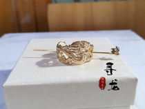 Spot (brocade decoration) bjd antique crown search dragon golden three-point uncle