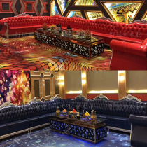 Customized European ktv sofa Bar Club box card seat sofa combination corner L U type private home simple