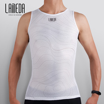 Lamparda sweat-absorbent riding vest underwear men's road mountain bike cycling clothing bottoming shirt long short sleeves