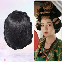 Costume Hanfu wig Tang wind Full hair back of the head Hand residual party can be kneaded bag hair cos Huzi skirt shape