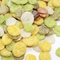 Small pet snack food hamster hanging ear cat cat Rabbit Rabbit nutrition grain four-color grain corn flakes mixed grain 100g