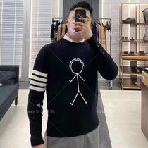Thom Browne Japan TB Stickman knit sweater four-track pullover wool sweater men and women