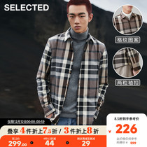 SELECTED Slade autumn and winter New England plaid trend Japanese casual long sleeve shirt men) 421305041