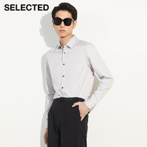 (Xinjiang cotton) SELECTED Slade easy care business long sleeve shirt men T)419305547