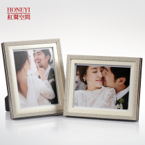 Table photo development wedding dress photo enlarged photo frame hanging wall making creative picture frame custom photo studio counter living room