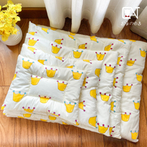Pet cushion cotton blanket machine washable plus velvet padded deep sleep fall winter warm cage wrapped cartoon