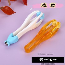 Daga roller type elastic thin finger massager mini hand joint massage clip meridian massage brush multifunctional