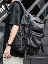 Tide brand high school school bag mens new lightweight large capacity junior high school college backpack mens double shoulder bag travel computer bag