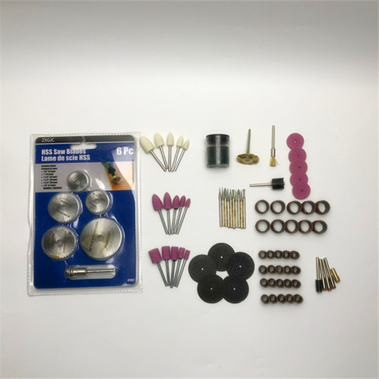 Metalworking head set sandpaper ring polishing cutting mini electric grinding accessories engraving tool