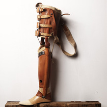 German 60s antique cowhide prosthetic vintage retro steampunk device display shooting props