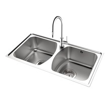 Olin stainless steel sink JBS2T-OLCS403N (easy to clean technology 50 under water)