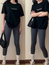 Yoga pants leisure sports pure color pants multicolor high elasticity yoga running