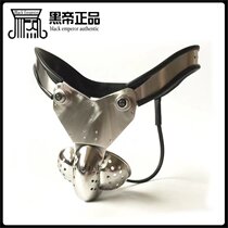 (Yu Qingxuan) Black Emperor emcc special offer chastity belt scrotum groove cage press lock padlock version chastity belt