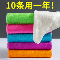 (Recommended by Wei Wei)Cleaning cloth dishwashing rag kitchen special absorbent non-stick oil washing pot cloth towel brush bowl artifact