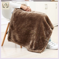 Thickened cover leg small blanket White flannel work class lunch break multi-purpose small blanket Infant baby blanket