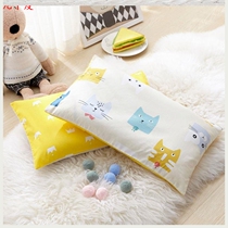 Baby pillow 0-1 year old child summer breathable baby sweat absorption comfortable cold pillow home child flat sleep extended