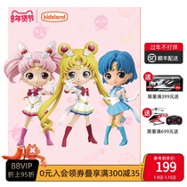 Kai Zhile BANDAI qposket beautiful girl warrior Sailor Moon Girl hand-made model ornaments