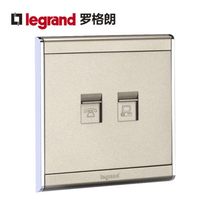TCL Legrand switch socket Shangyun satin sand gold telephone Computer network cable panel Network network port Telephone socket