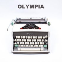 OLYMPIA MONICA SM7 English typewriter vintage mechanical gray antique exhibition Chen Gift Birthday