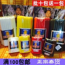 Thai Buddha statue without wax candle Thai fragrance 10 cm 21 cm 51