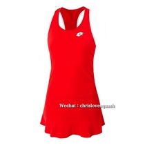 Three-color optional Lotto Womens tennis skirt Tennis dress Squadra Dress