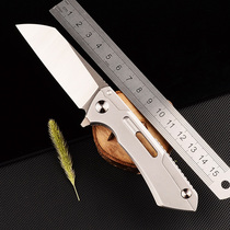 Outdoor high hardness folding knife saber portable mini knife cold weapon military knife butterfly folding knife D2