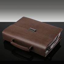 New products Business handbag mens bag with code lock briefcase man large capacity leather bag official bag lawyer bag office