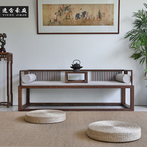 New Chinese Luo Han bed solid wood Zen small apartment home accommodation sofa chair combination simple modern bed furniture