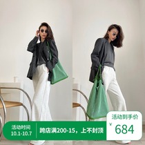 SapphireStreet autumn and winter double worsted 500g woolen three-dimensional profile soot striped blazer