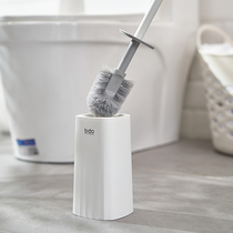 Toilet brush no dead corner household with base set toilet brush toilet cleaning toilet bathroom soft hair sitting brush